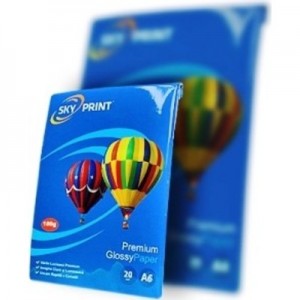 Hartie FOTO lucioasa A6 Glossy Paper - pachet de 20 coli 180g A6